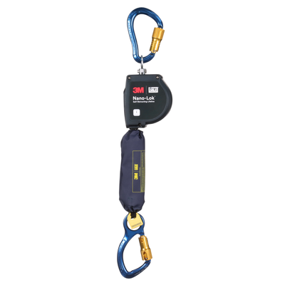 3M DBI-SALA Nano-Lok Extended Length Self-Retracting Lifeline with Anchor Hook - Web - 11 ft - 3100593