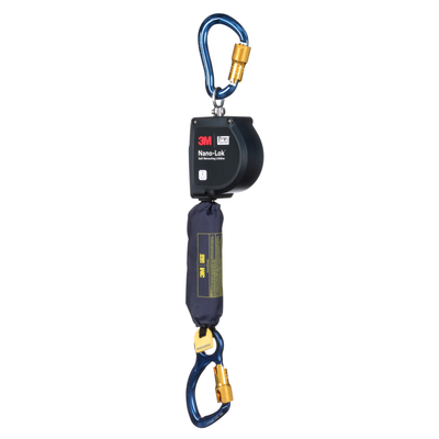 3M DBI-SALA Nano-Lok Extended Length Self-Retracting Lifeline with Anchor Hook - Web - 11 ft - 3100593