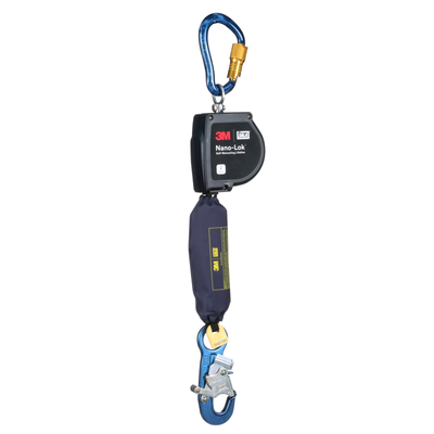 3M DBI-SALA Nano-Lok Extended Length Self-Retracting Lifeline with Anchor Hook - Web - 11 ft - 3100594