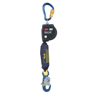 3M DBI-SALA Nano-Lok Extended Length Self-Retracting Lifeline with Anchor Hook - Web - 11 ft - 3100594