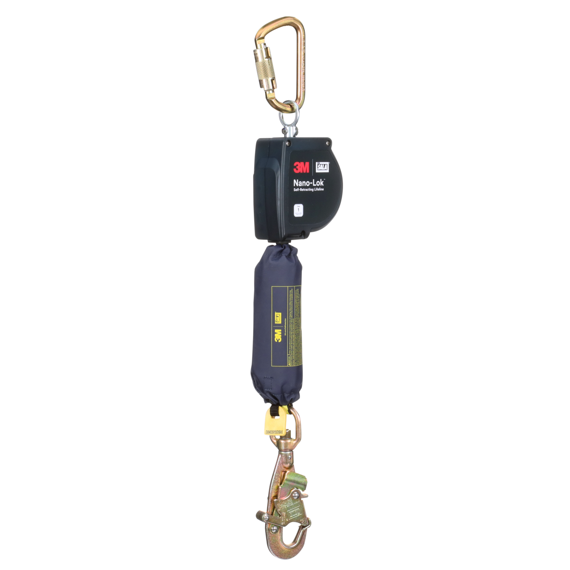 3M DBI-SALA Nano-Lok Extended Length Self-Retracting Lifeline with Anchor Hook - Web - 11 ft - 3100596