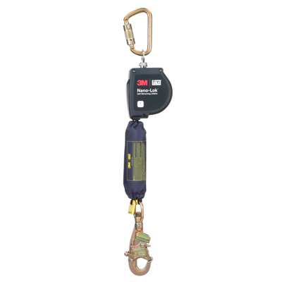 3M DBI-SALA Nano-Lok Extended Length Self-Retracting Lifeline with Anchor Hook - Web - 11 ft - 3100596