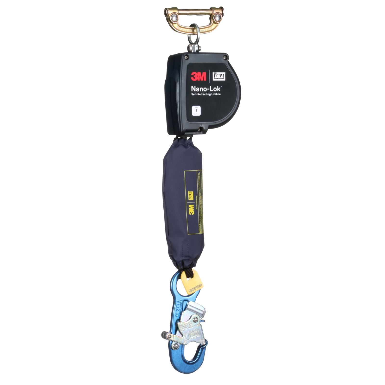 3M DBI-SALA Nano-Lok XL Self-Retracting Lifeline with Quick Connect - Web - Aluminum Snap Hook - 11 ft. - Class 1 - ANSI - 3100597