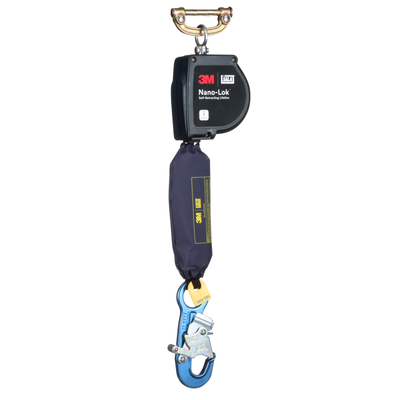 3M DBI-SALA Nano-Lok XL Self-Retracting Lifeline with Quick Connect - Web - Aluminum Snap Hook - 11 ft. - Class 1 - ANSI - 3100597