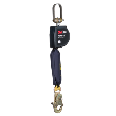 3M DBI-SALA Nano-Lok Extended Length Self-Retracting Lifeline with Cab Mount Bracket - Web - 11 ft - 3100598
