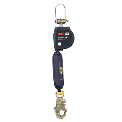 3M DBI-SALA Nano-Lok Extended Length Self-Retracting Lifeline with Cab Mount Bracket - Web - 11 ft - 3100598
