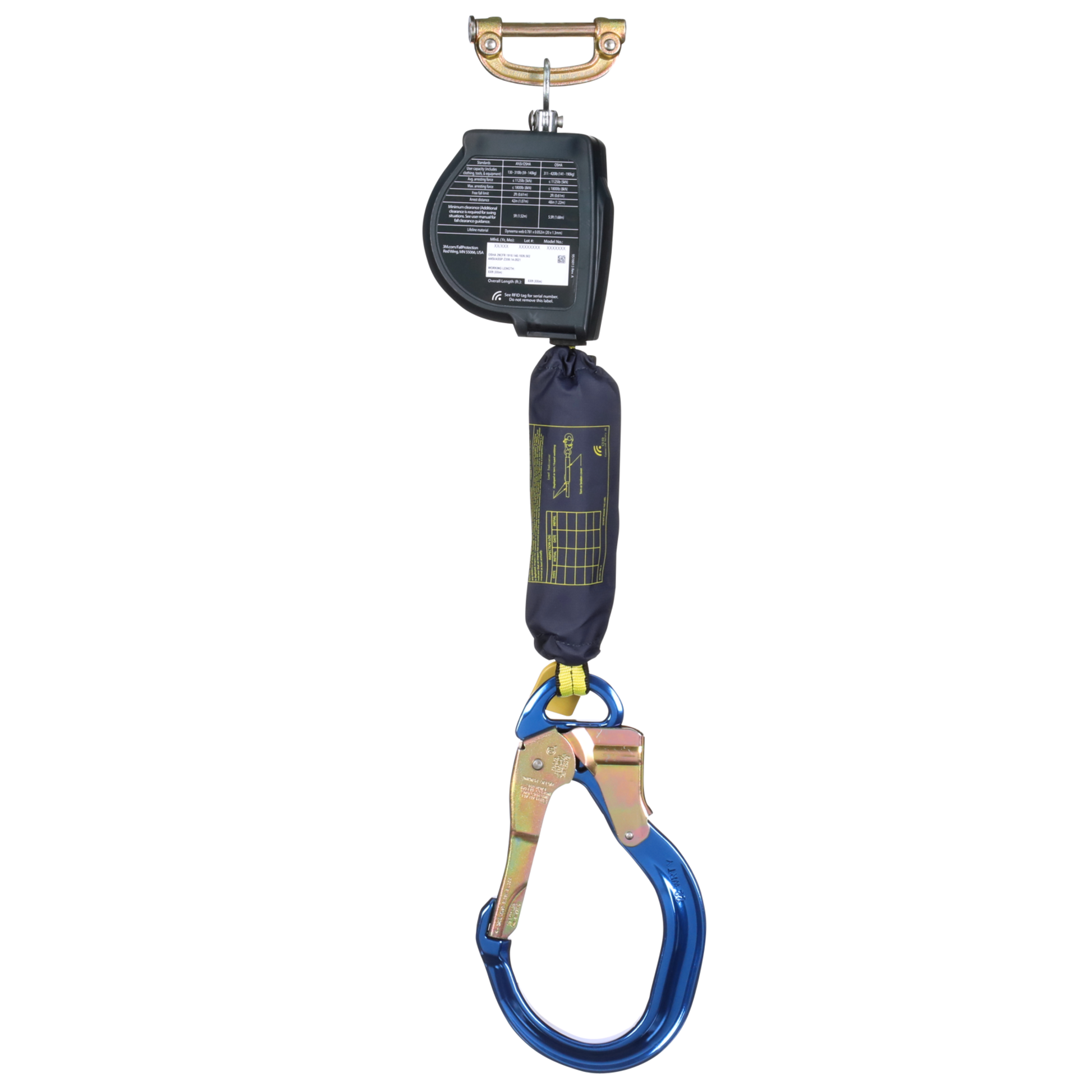3M DBI-SALA Nano-Lok Extended Length Personal Self-Retracting Lifeline - Web - 9 ft - 3100599