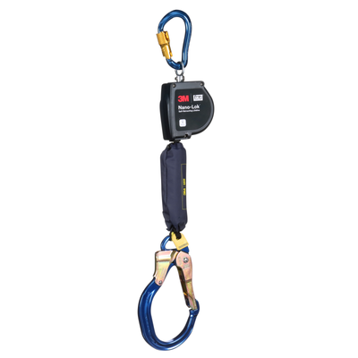 3M DBI-SALA Nano-Lok Extended Length Self-Retracting Lifeline with Anchor Hook - Web - 9 ft - 3100605