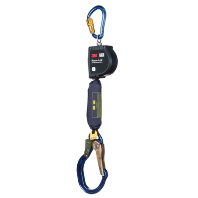 3M DBI-SALA Nano-Lok Extended Length Self-Retracting Lifeline with Anchor Hook - Web - 9 ft - 3100605