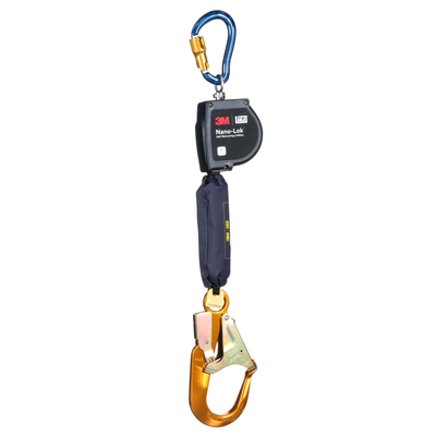 3M DBI-SALA Nano-Lok Extended Length Self-Retracting Lifeline with Anchor Hook - Web - 9 ft - 3100606