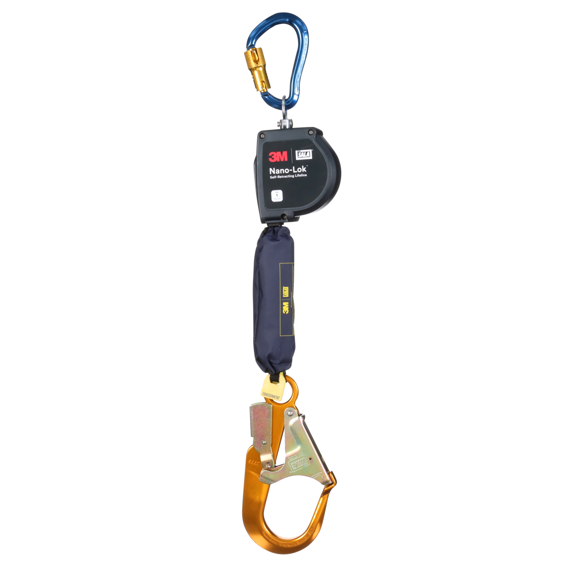 3M DBI-SALA Nano-Lok Extended Length Self-Retracting Lifeline with Anchor Hook - Web - 9 ft - 3100606