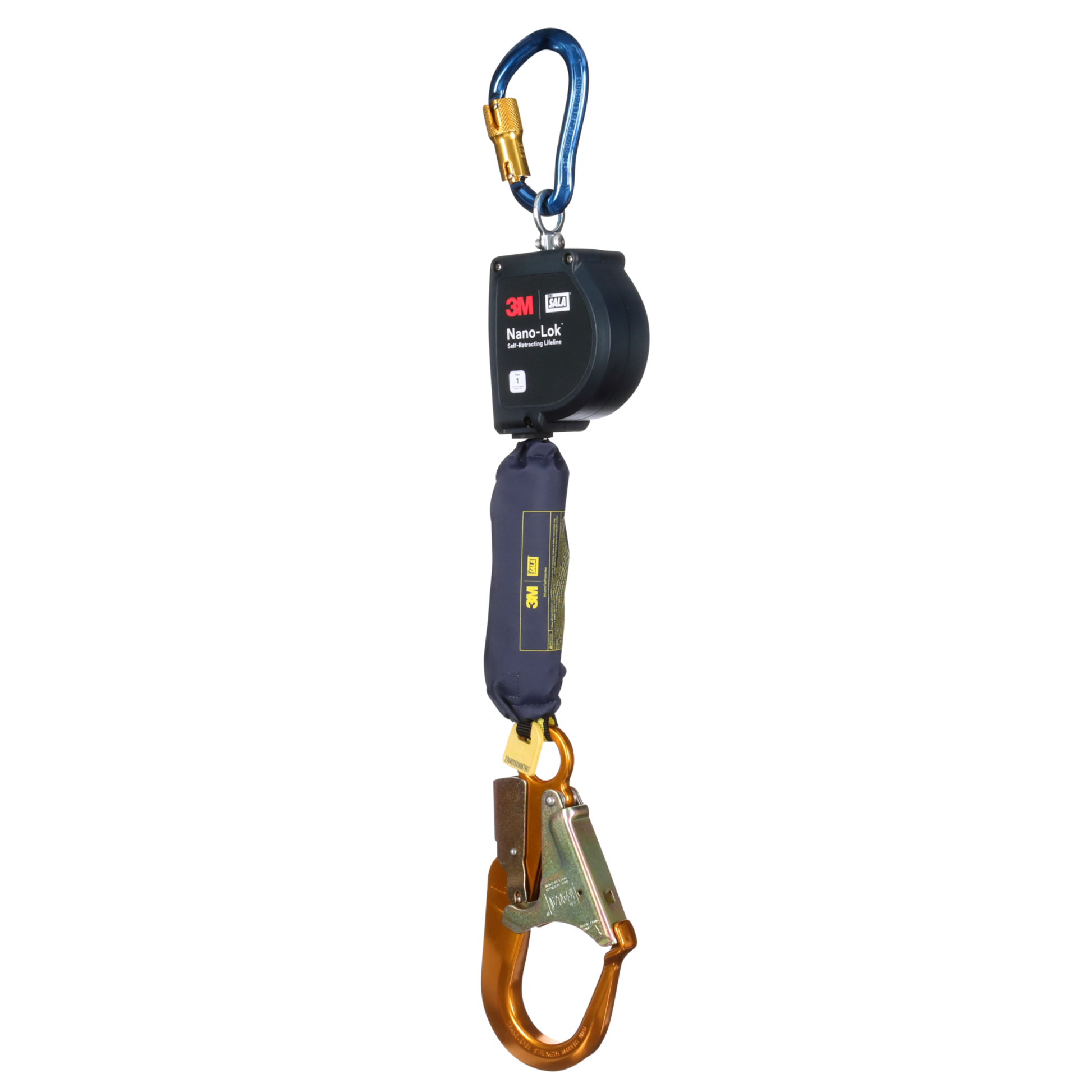 3M DBI-SALA Nano-Lok Extended Length Self-Retracting Lifeline with Anchor Hook - Web - 9 ft - 3100606
