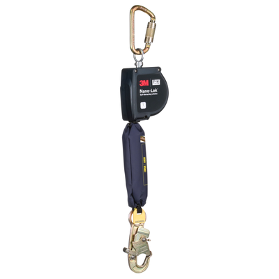 3M DBI-SALA Nano-Lok Extended Length Self-Retracting Lifeline with Anchor Hook - Web - 9 ft - 3100607