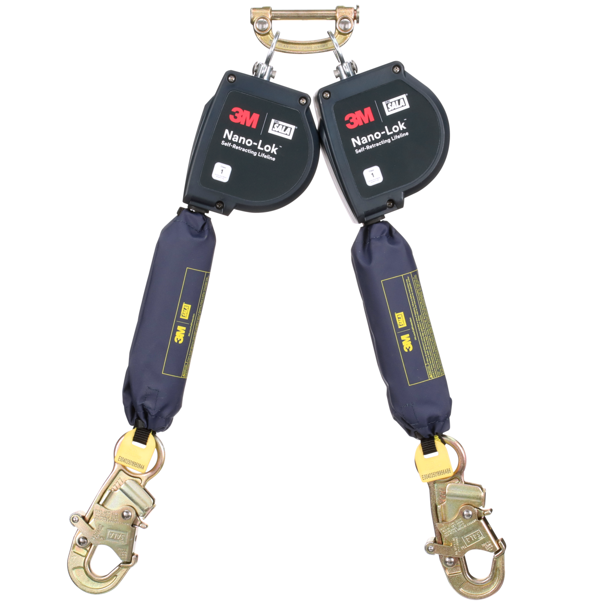 3M DBI-SALA Nano-Lok Extended Length Twin-Leg Personal Self-Retracting Lifeline - Web - 11 ft - 3100609