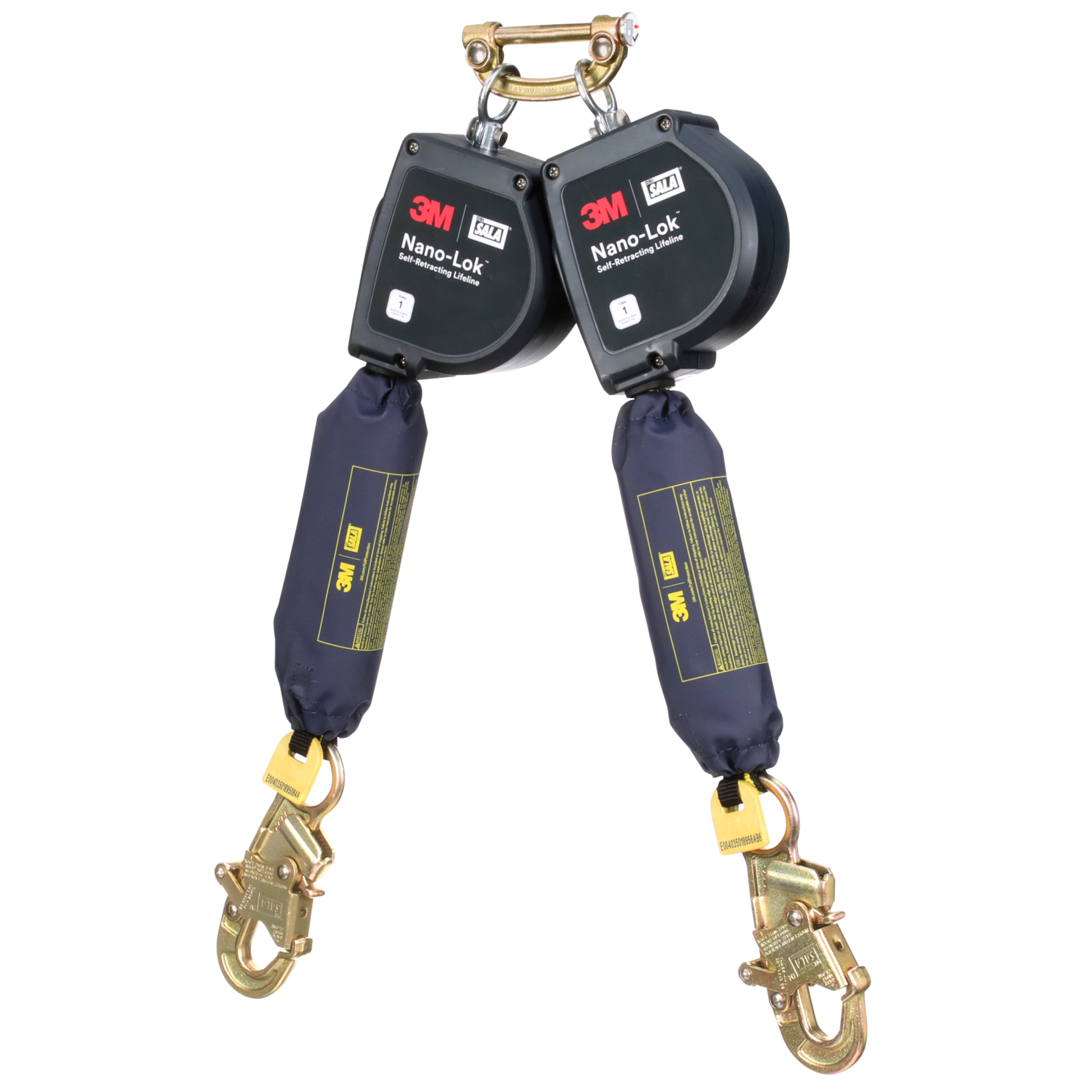 3M DBI-SALA Nano-Lok Extended Length Twin-Leg Personal Self-Retracting Lifeline - Web - 11 ft - 3100609