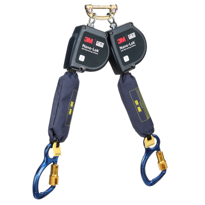 3M DBI-SALA Nano-Lok Extended Length Twin-Leg Personal Self-Retracting Lifeline - Web - 11 ft - 3100610