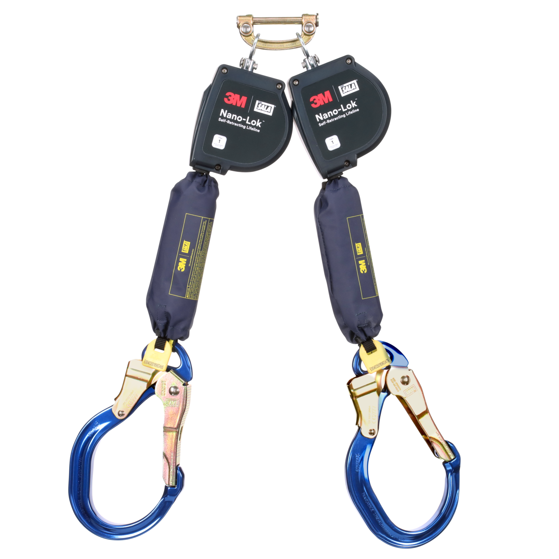 3M DBI-SALA Nano-Lok Extended Length Twin-Leg Personal Self-Retracting Lifeline - Web - 9 ft - 3100612