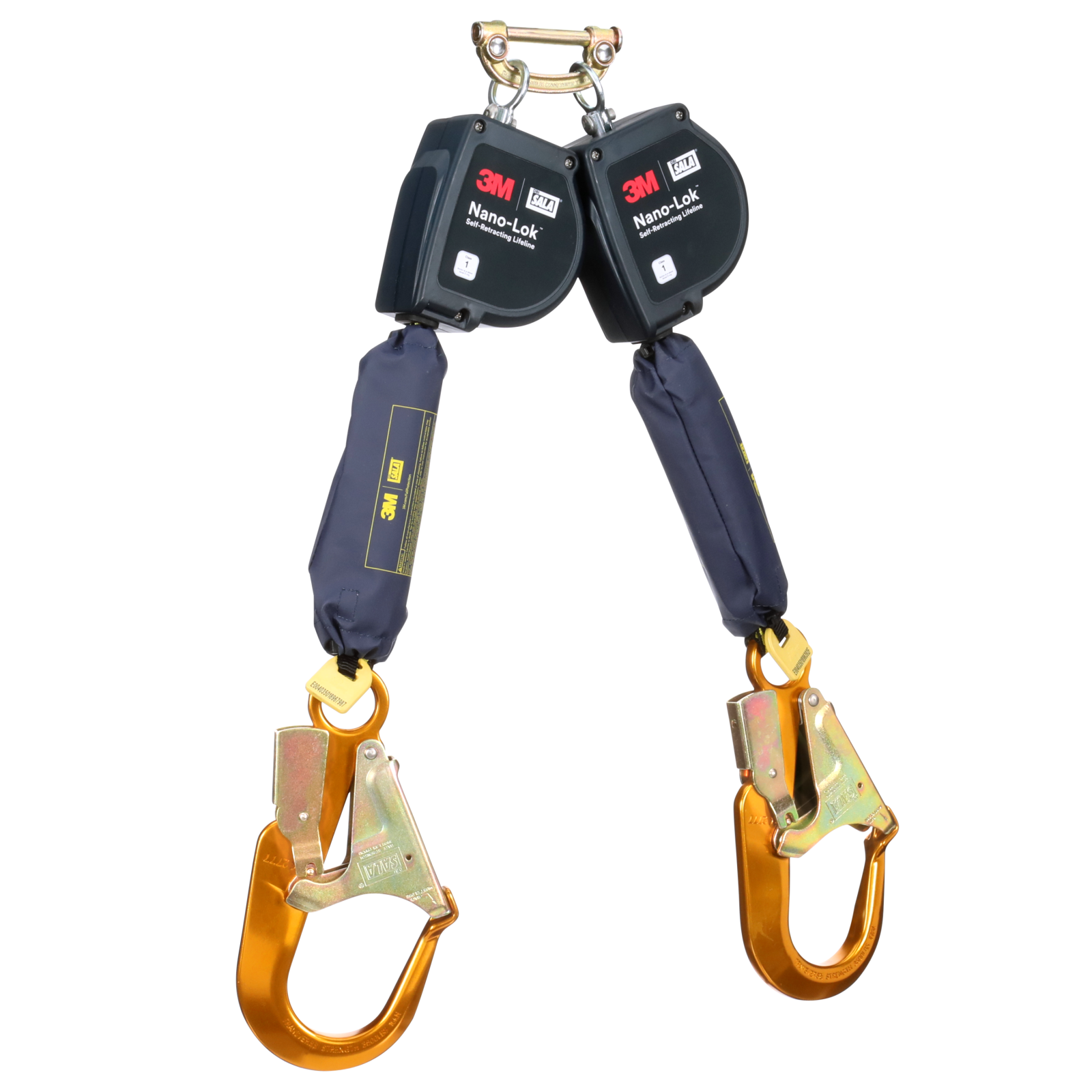 3M DBI-SALA Nano-Lok Extended Length Twin-Leg Personal Self-Retracting Lifeline - Web - 9 ft - 3100613