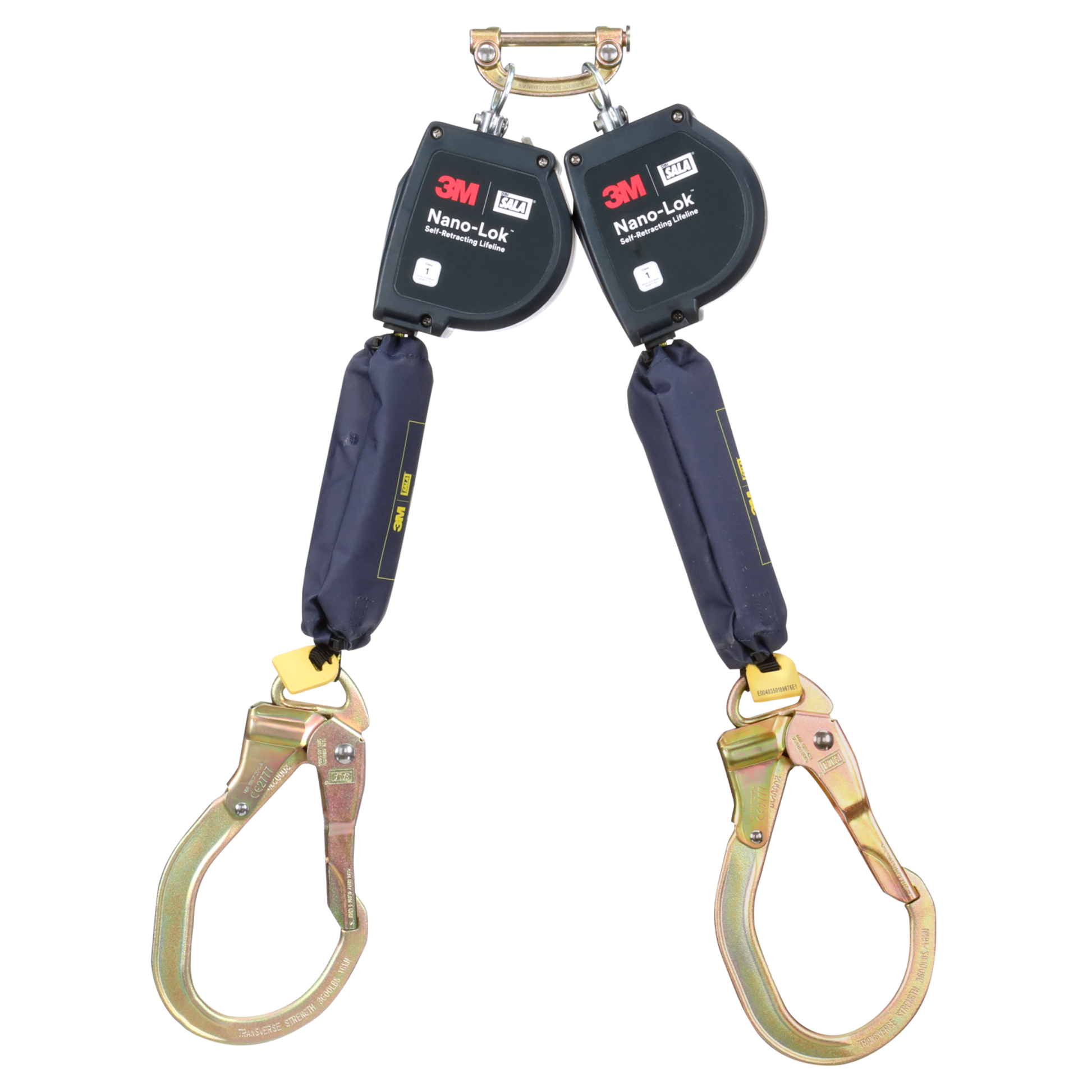 3M DBI-SALA Nano-Lok Extended Length Twin-Leg Personal Self-Retracting Lifeline - Web - 9 ft - 3100614