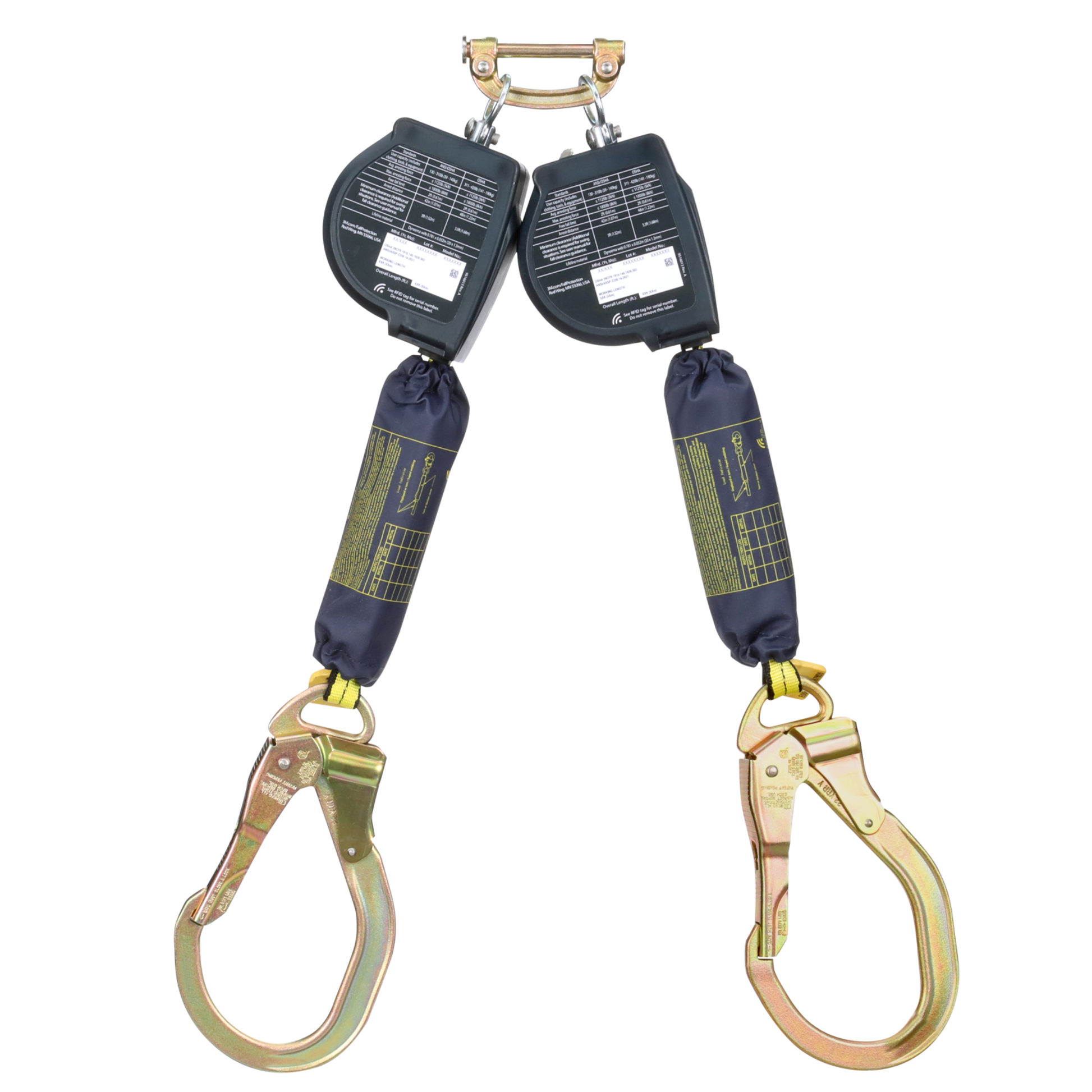 3M DBI-SALA Nano-Lok Extended Length Twin-Leg Personal Self-Retracting Lifeline - Web - 9 ft - 3100614