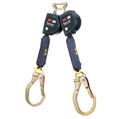 3M DBI-SALA Nano-Lok Extended Length Twin-Leg Personal Self-Retracting Lifeline - Web - 9 ft - 3100614