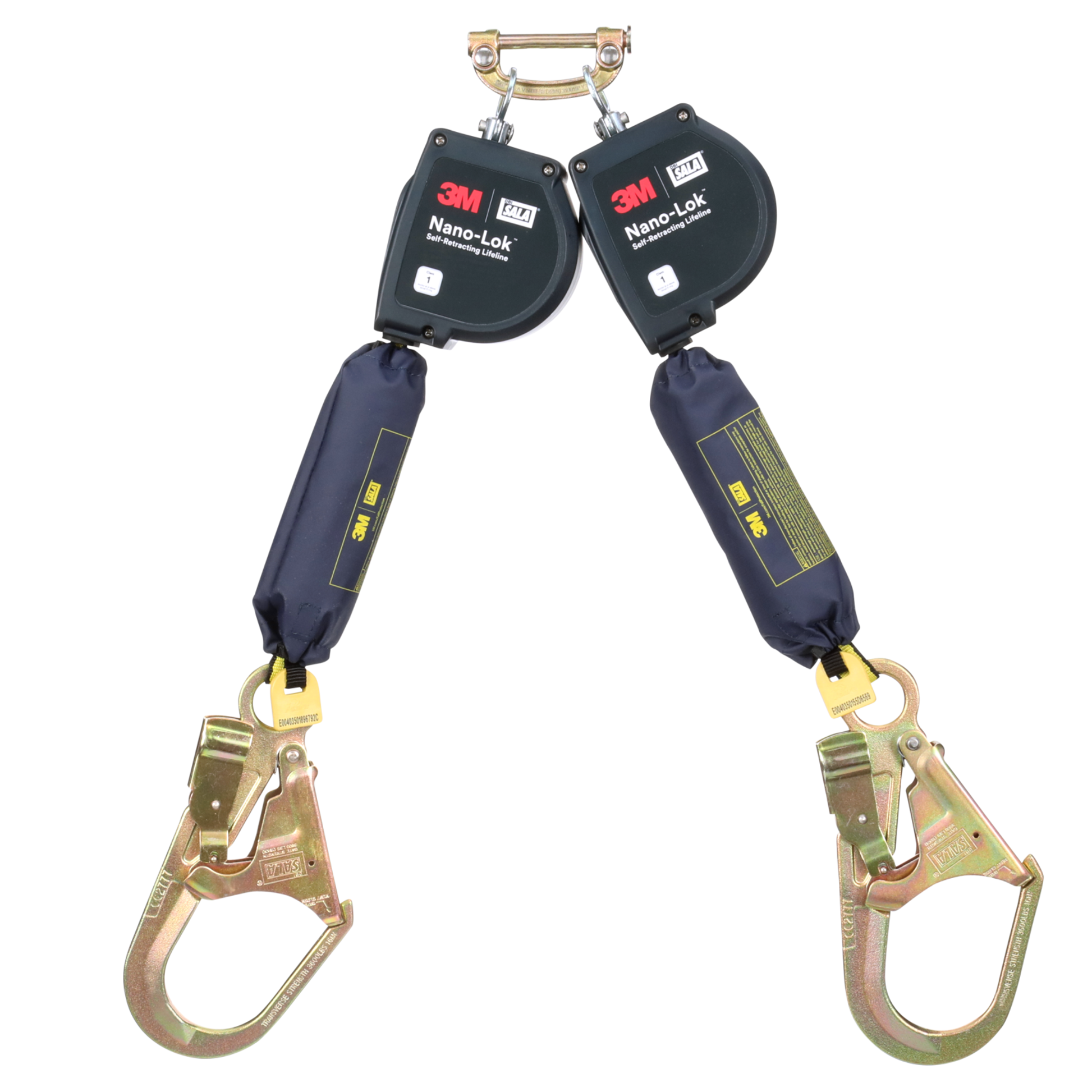 3M DBI-SALA Nano-Lok Extended Length Twin-Leg Personal Self-Retracting Lifeline - Web - 9 ft - 3100615