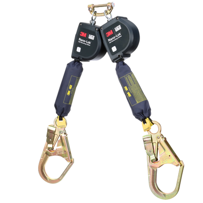 3M DBI-SALA Nano-Lok Extended Length Twin-Leg Personal Self-Retracting Lifeline - Web - 9 ft - 3100615