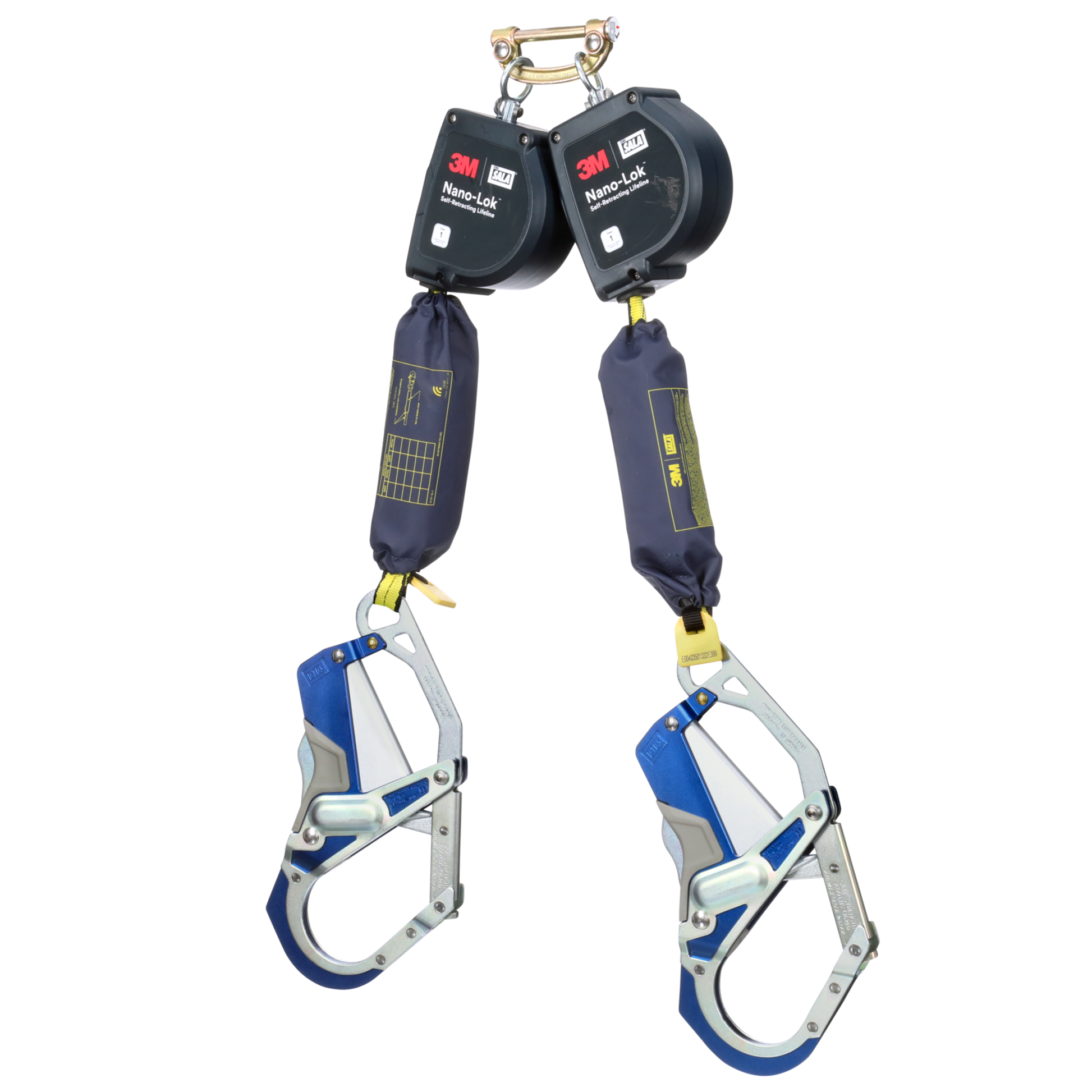 3M DBI-SALA Nano-Lok Extended Length Twin-Leg Personal Self-Retracting Lifeline - Web - 9 ft - 3100616