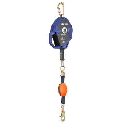 3M DBI-SALA Smart Lock Edge Modular Self Retracting Lifeline - Galvanized Cable - Steel Swivel Snap Hook - 20 ft - Class 2 - 3503850