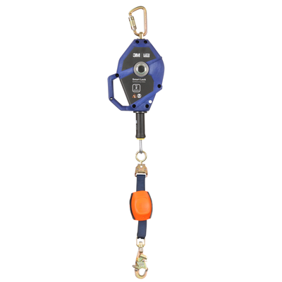 3M DBI-SALA Smart Lock Edge Modular Self Retracting Lifeline - Galvanized Cable - Steel Swivel Snap Hook - 20 ft - Class 2 - 3503850