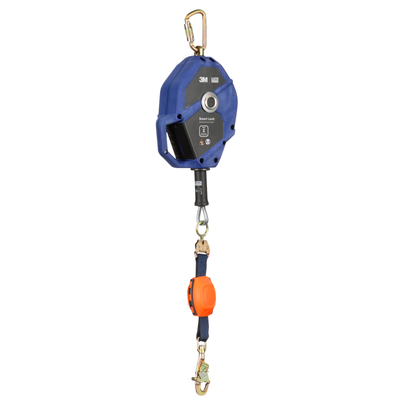 3M DBI-SALA Smart Lock Edge Modular Self Retracting Lifeline - Galvanized Cable - Steel Swivel Snap Hook - 30 ft - Class 2 - 3503890