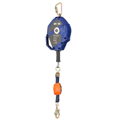 3M DBI-SALA Smart Lock Edge Modular Self Retracting Lifeline - Galvanized Cable - Steel Swivel Snap Hook - 30 ft - Class 2 - 3503890