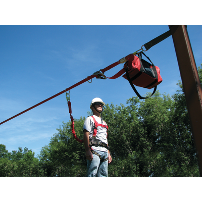 3M Protecta Temporary 60 ft. Horizontal Lifeline System No Anchors - Web - 1200105