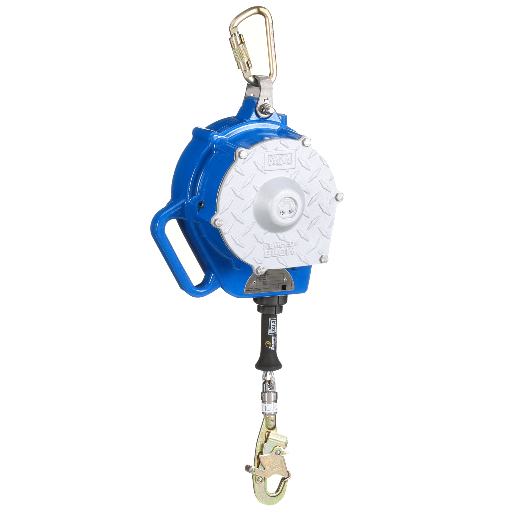 3M DBI-SALA Sealed-Blok Self Retracting Lifeline - Stainless Steel Cable - Swivel Snap Hook - 50 ft. - Class 1 - ANSI - 3400135