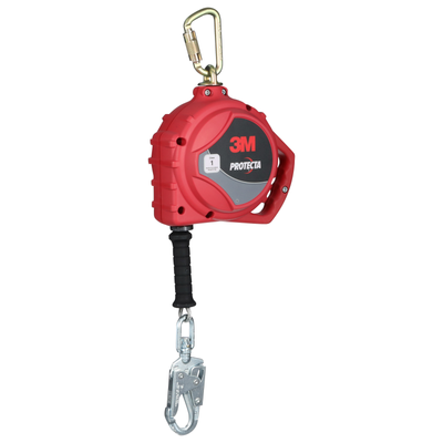 3M Protecta Self-Retracting Lifeline - Galvanized Cable - Steel Swivel Snap Hook - 20ft. - Class 1 - ANSI - 3590034