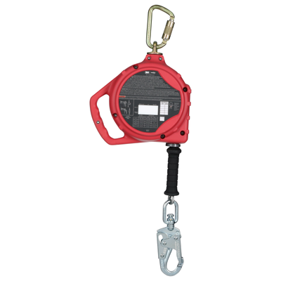 3M Protecta Self-Retracting Lifeline - Stainless Steel Cable - Steel Swivel Snap Hook - 33ft. - Class 1 - ANSI - 3590037