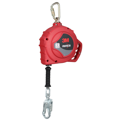 3M Protecta Self-Retracting Lifeline - Galvanized Cable - Steel Swivel Snap Hook - 50ft. - Class 1 - ANSI - 3590038