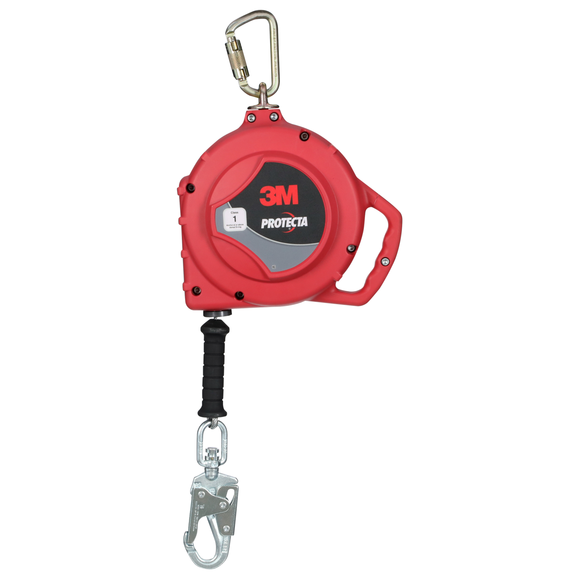 3M Protecta Self-Retracting Lifeline - Stainless Steel Cable - Steel Swivel Snap Hook - 50ft. - Class 1 - ANSI - 3590039