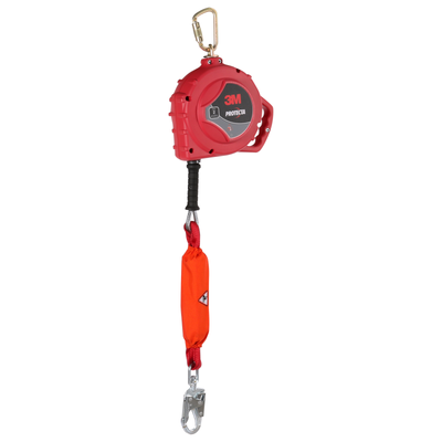 3M Protecta Edge Self-Retracting Lifeline - Galvanized Cable - Steel Swivel Snap Hook - 33ft. - Class 2 - ANSI - 3590047