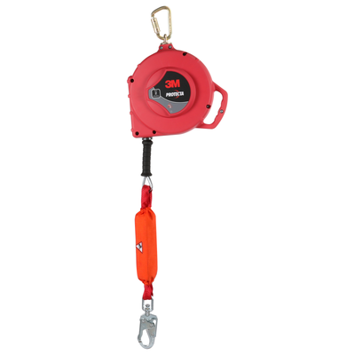 3M Protecta Edge Self-Retracting Lifeline - Galvanized Cable - Steel Swivel Snap Hook - 50ft. - Class 2 - ANSI - 3590048