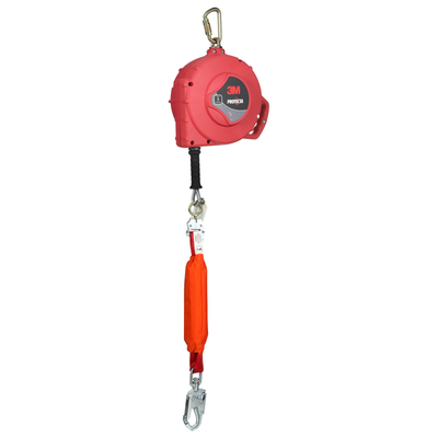 3M Protecta Modular Connector Self-Retracting Lifeline - Stainless Steel Cable - Steel Swivel Snap Hook - 50 ft. - Class 2 - 3590298