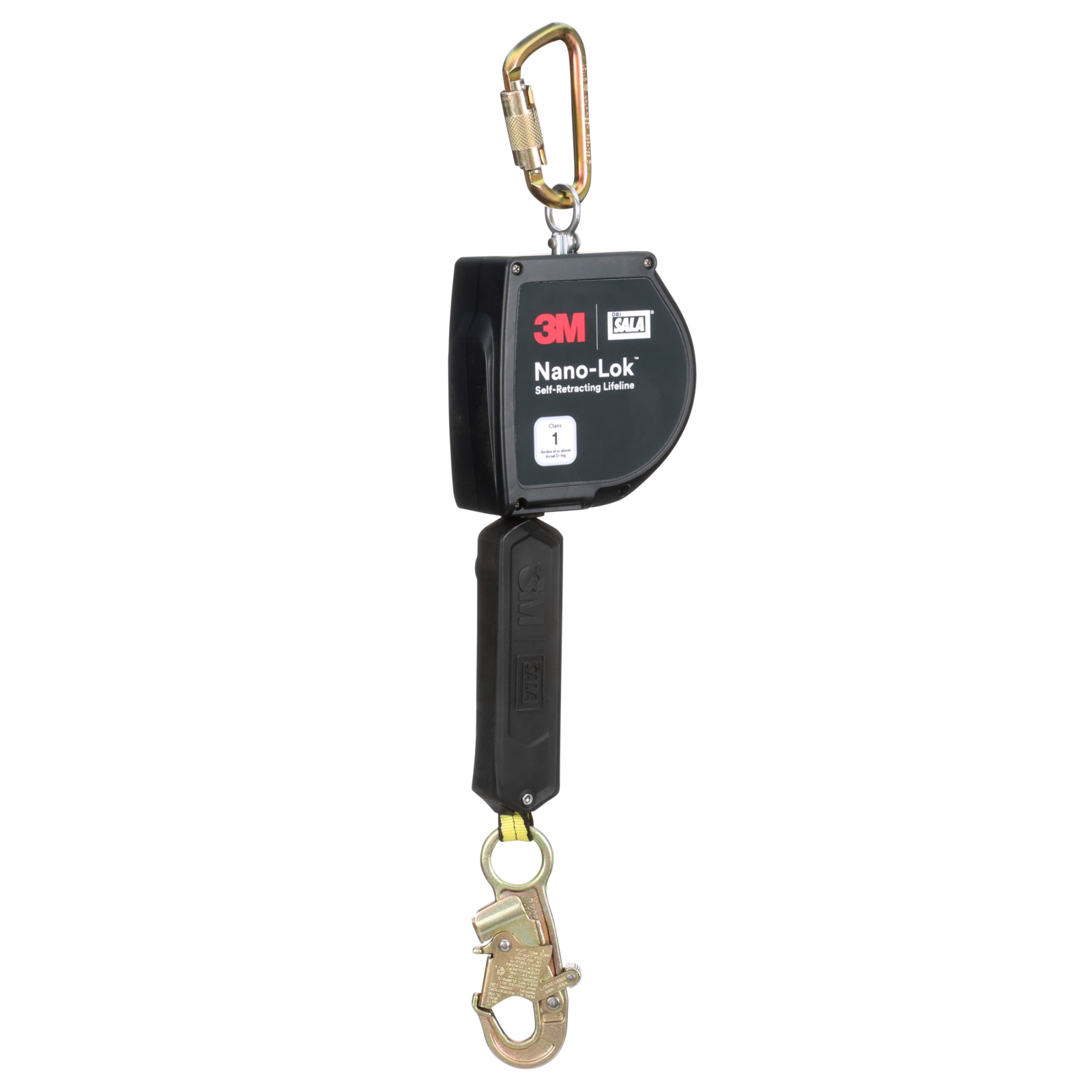 3M DBI-SALA Nano-Lok XL Self-Retracting Lifeline - Web - Snap Hook - 20 ft. - Class 1 - 3100260