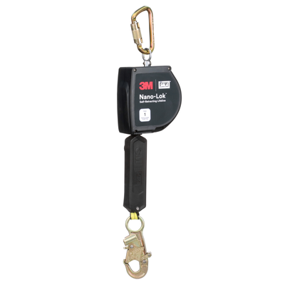 3M DBI-SALA Nano-Lok XL Self-Retracting Lifeline - Web - Snap Hook - 20 ft. - Class 1 - 3100260