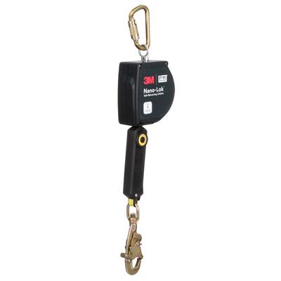 3M DBI-SALA Nano-Lok XL Self-Retracting Lifeline - Web - Locking Snap Hook - 20 ft. - Class 1 - 3100261