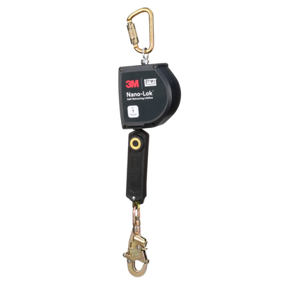 3M DBI-SALA Nano-Lok XL Self-Retracting Lifeline - Web - Locking Snap Hook - 20 ft. - Class 1 - 3100261