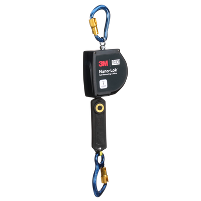 3M DBI-SALA Nano-Lok XL Self-Retracting Lifeline - Web - Aluminum Carabiner - 20 ft. - Class 1 - 3100262