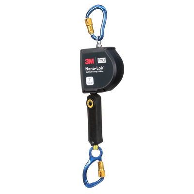 3M DBI-SALA Nano-Lok XL Self-Retracting Lifeline - Web - Aluminum Carabiner - 20 ft. - Class 1 - 3100262