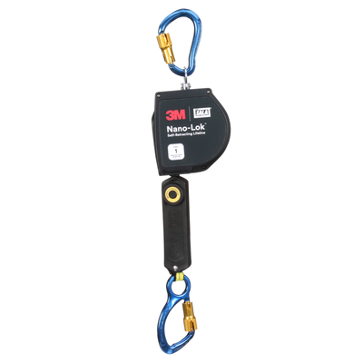 3M DBI-SALA Nano-Lok XL Self-Retracting Lifeline - Web - Aluminum Carabiner - 20 ft. - Class 1 - 3100262