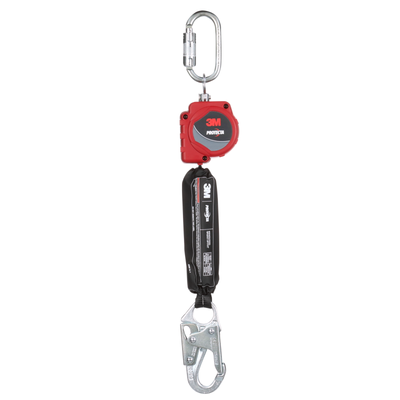 3M Protecta Self-Retracting Lifeline with Carabiner - Web - Steel Snap Hook - 6 ft - 3100506