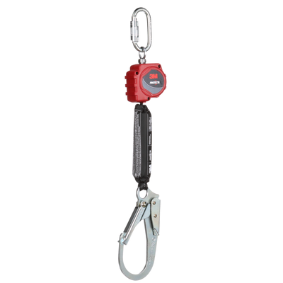 3M Protecta Self-Retracting Lifeline with Carabiner - Web - Steel Rebar Hook - 6ft - 3100508